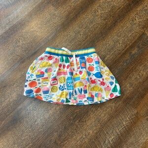 Mini Boden Multicolor Graphic Skort